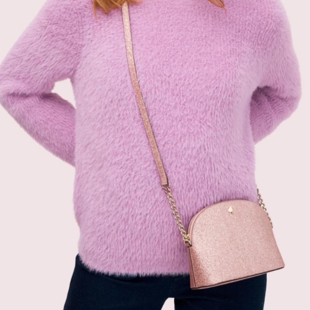 NWT Kate Spade Rose Gold Burgess Court Crossbody